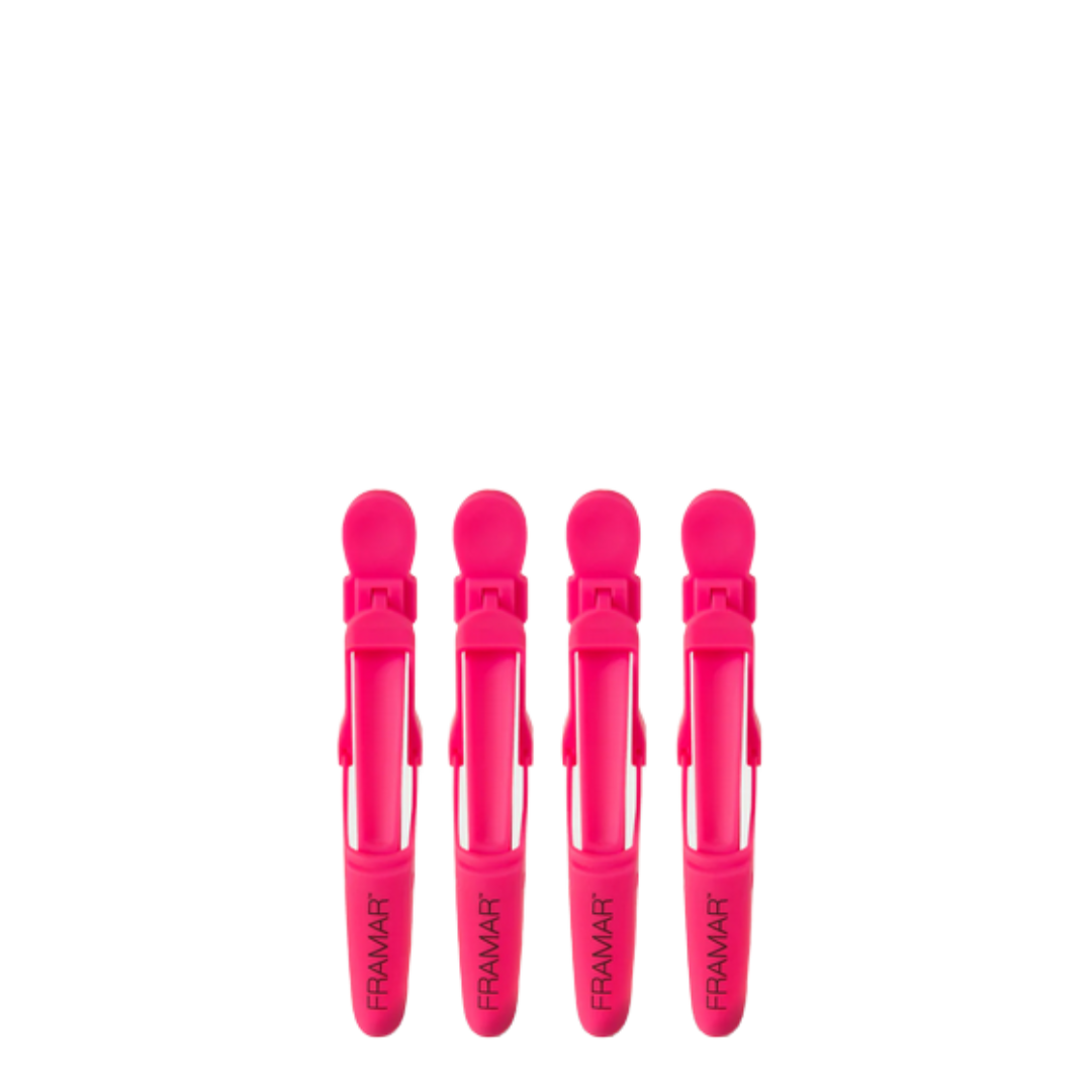 Framar Aligator klipse Pink 4 kom